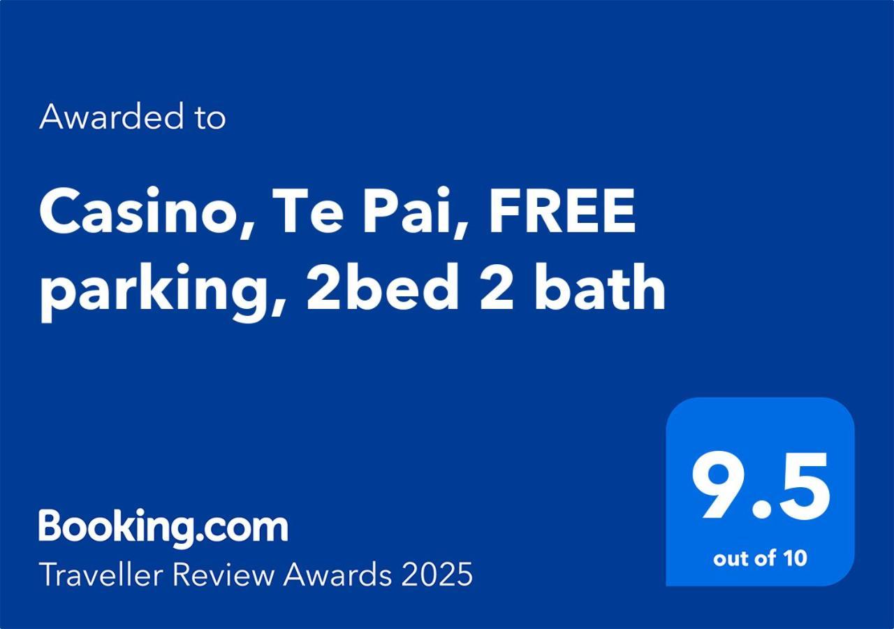 Apartament Casino, Te Pai, Free Parking, 2Bed 2 Bath Christchurch Zewnętrze zdjęcie